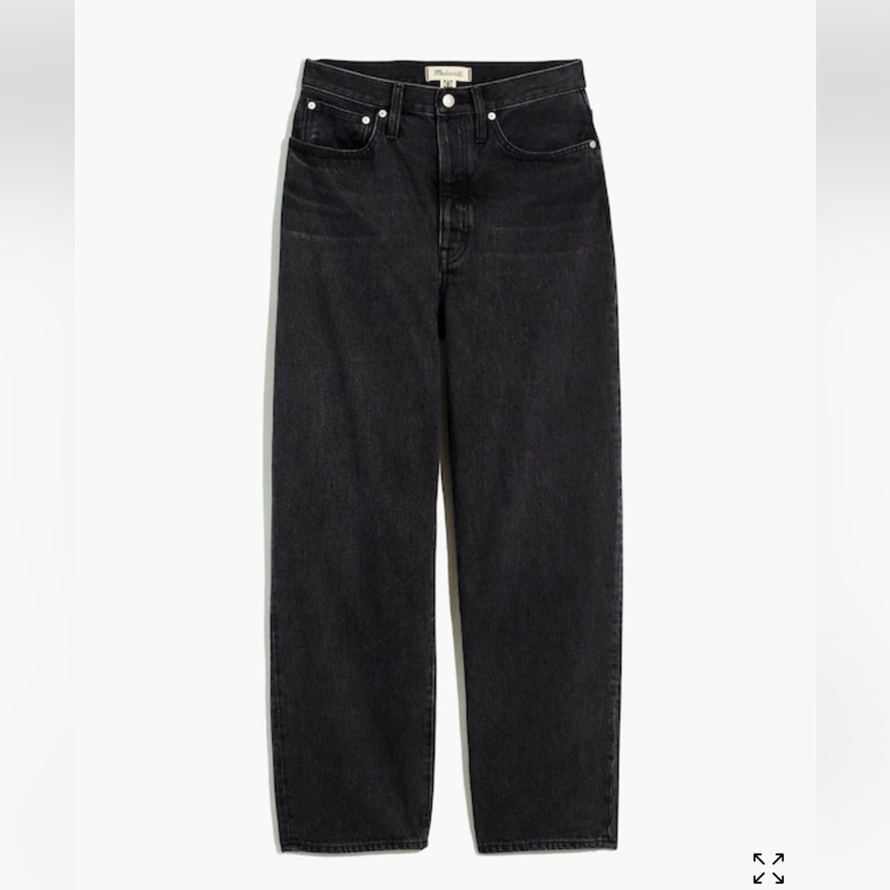 Madewell High-Waisted Balloon Denim Pants in Noll Wash